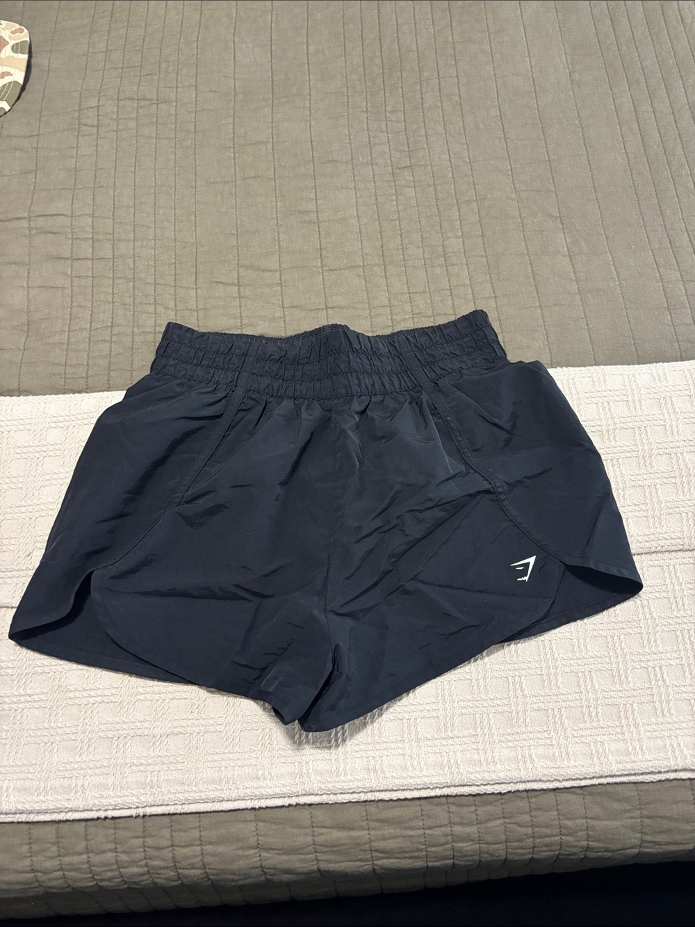 Gymshark Women's Black Athletic Running Shorts
